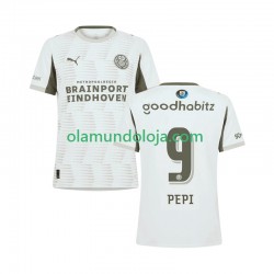 Camisola PSV Eindhoven Ricardo Pepi 9 Homem Equipamento Terceiro 2025-2026 Manga Curta